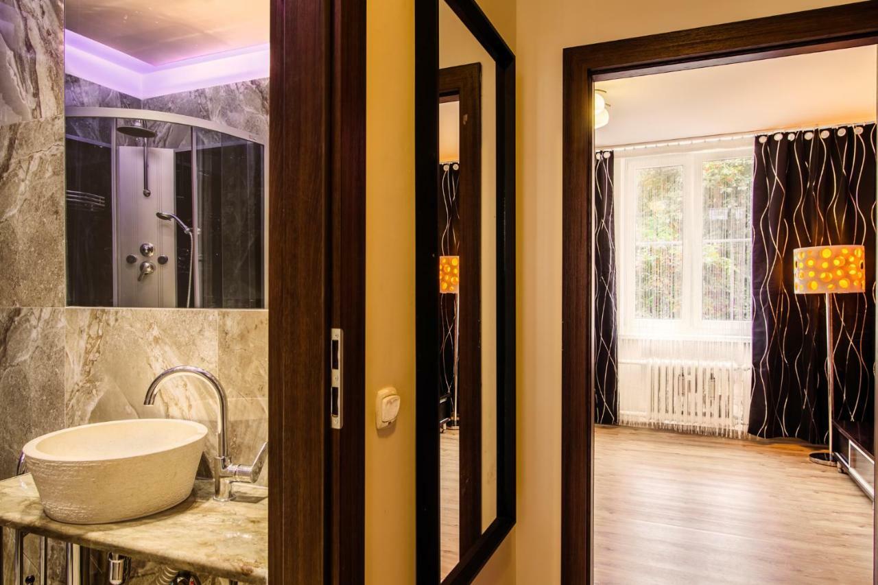 شقة غدانسك  في Apartament Pink Crane المظهر الخارجي الصورة
